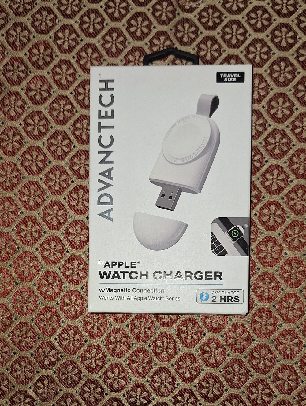 ADVANCETECH Apple Watch Charger - White